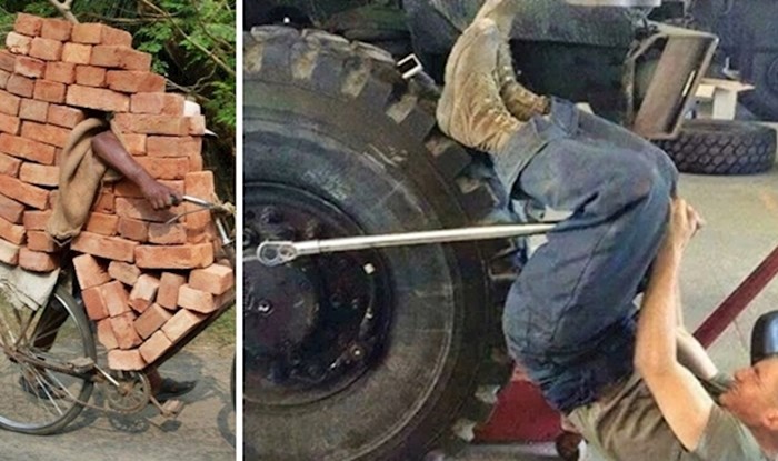 10 zanimljivih fotografija i snimki ljudi koji su svoj posao obavljali na genijalan način