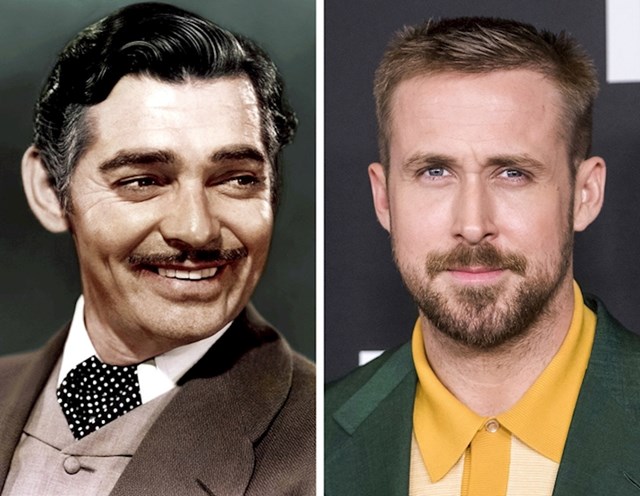 Clark Gable i Ryan Gosling s 38 godina