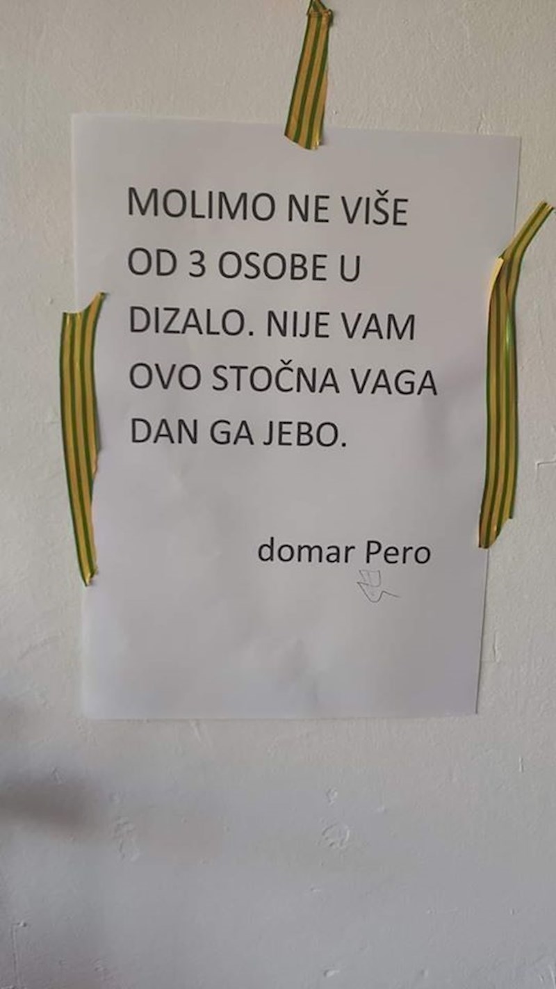 Evo što im je poručio: