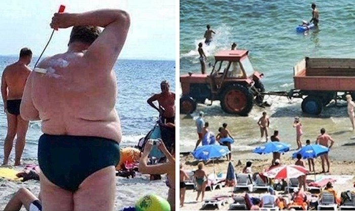 Najluđe slike s godišnjih odmora: Nećete vjerovati što neki ljudi rade na plažama