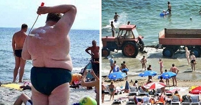 Najluđe slike s godišnjih odmora: Nećete vjerovati što neki ljudi rade na plažama