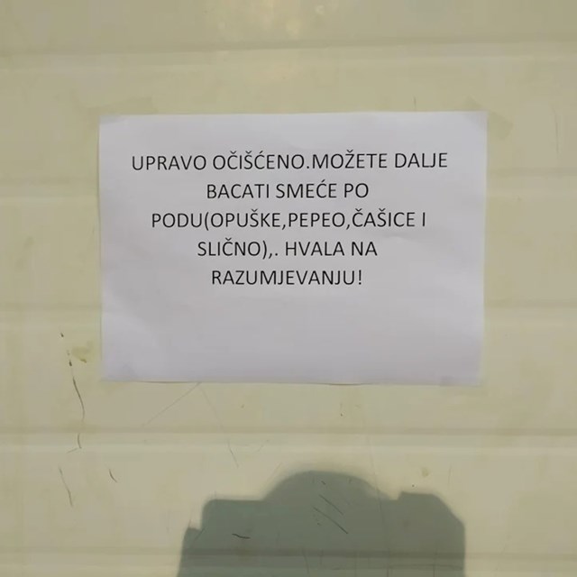 Evo što im je napisala: