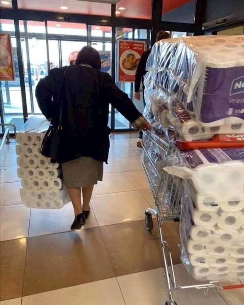 Nema mjesta za paniku, ali zato ima mjesta za WC papir.