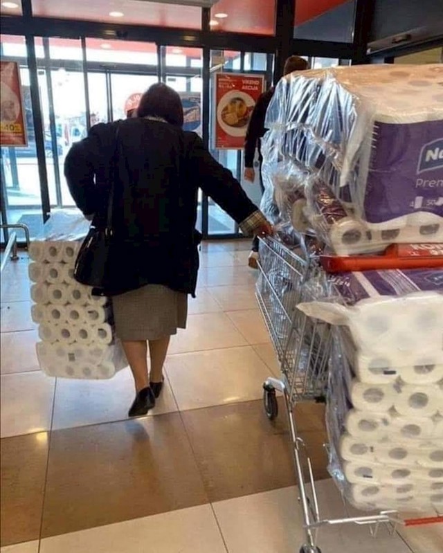 Nema mjesta za paniku, ali zato ima mjesta za WC papir.