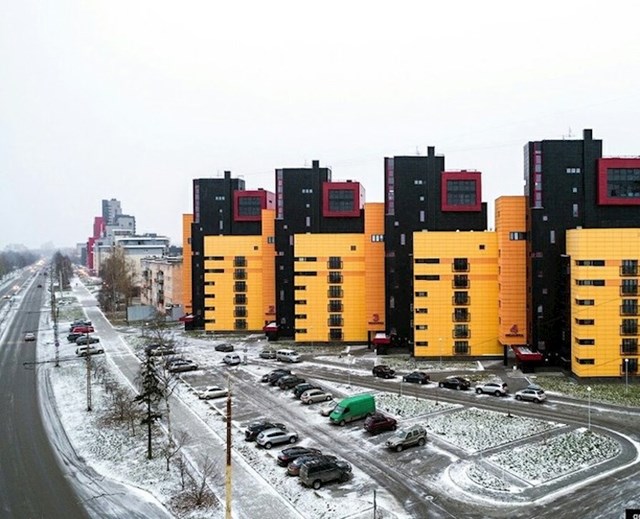 Ove stambene zgrade u ruskom gradu izgledaju pomalo nestvarno...