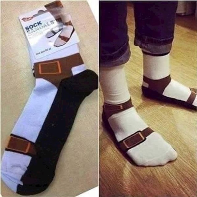 A ovo je savršen poklon za tate koji vole nositi sandale.