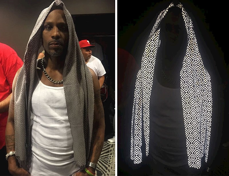 Reflektivni šal za zaštitu od napornih paparazzija