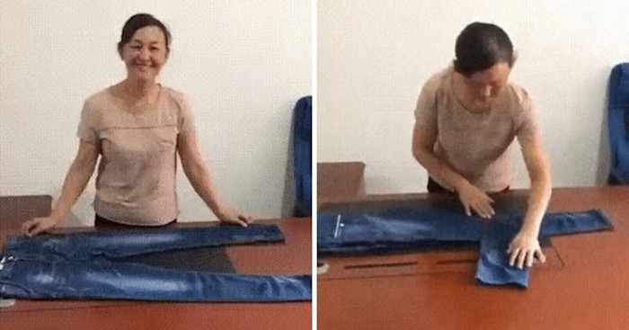 Treba vam mjesta u koferu? Pogledajte kako trebate motati hlače