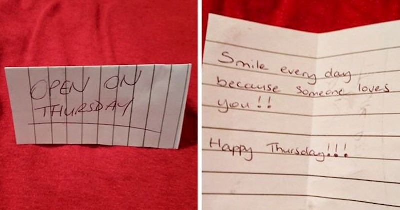 Mladić koji pati od depresije podijelio je slike simpatičnih poruka koje mu je djevojka sakrila po kući