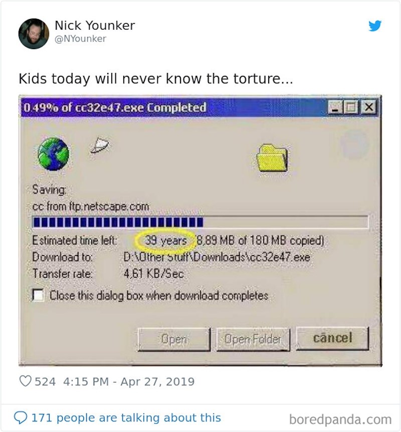 180 megabajta je nekad davno bilo jako puno. Sjećate li se još ovakvih prizora?