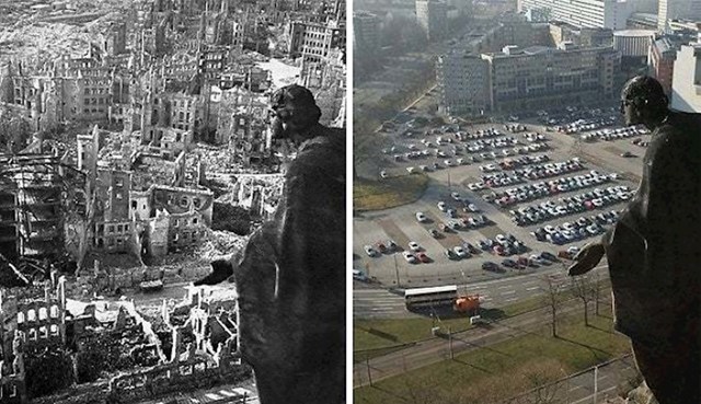 Njemački grad Dresden nakon Drugog svjetskog rata i danas