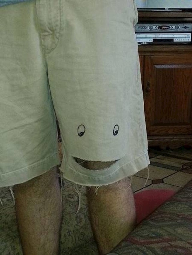 Kako poderane hlače pretvoriti u nešto zanimljivo