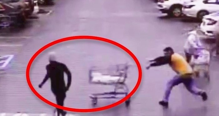VIDEO Kupac je postao heroj nakon što je na genijalan način zaustavio lopova