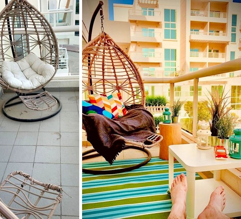 "Jako sam zadovoljan načinom na koji smo preuredili balkon."