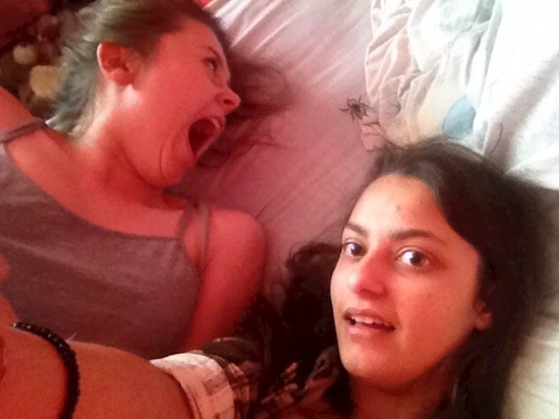 "Slikala sam selfie, a onda je moja prijateljica primijetila pauka..."