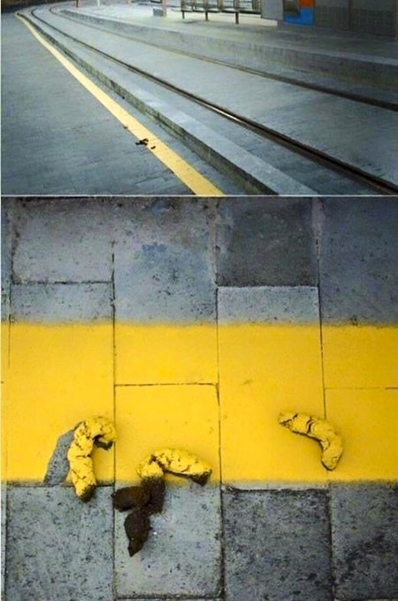 Radnicima se stvarno nije dalo čistiti pločnik prije radova, pogotovo kad su vidjeli ovo...