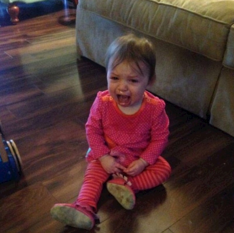 "Bila je razočarana jer joj nisam dala da se igra s noževima."