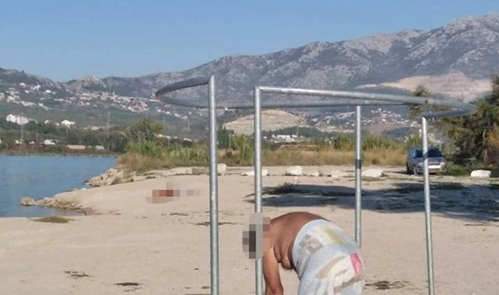 Prizor s prazne plaže nasmijao društvene mreže: Ovaj djed je htio samo poštovati pravila, ali...