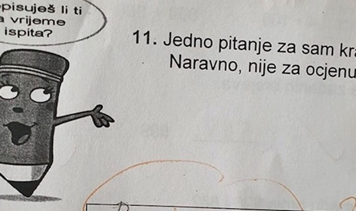 Dijete je iskreno odgovorilo na dodatno pitanje u testu, učiteljica je ostala zbunjena