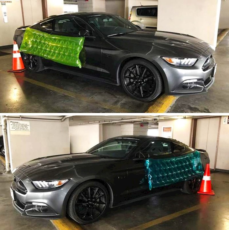 Netko je kupio novi auto pa ga je odlučio ovako zaštititi.