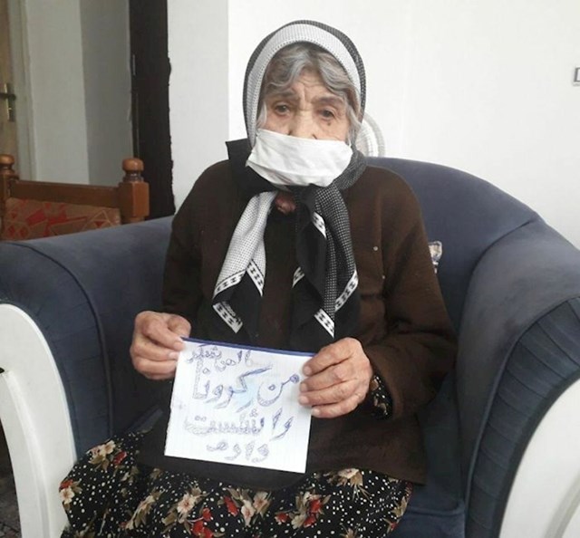103-godišnja baka iz iranskog Semnana oporavila se od korone nakon što je tjedan dana ležala u bolnici.
