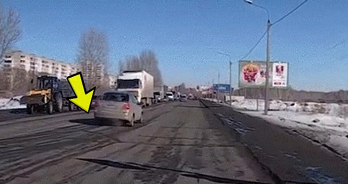 Vozač se nasmijao kad je vidio što je zapravo prouzrokovalo veliku kolonu vozila iz drugog smjera