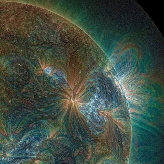 Ovako izgleda Sunce kad ga se gleda kroz UV leću.