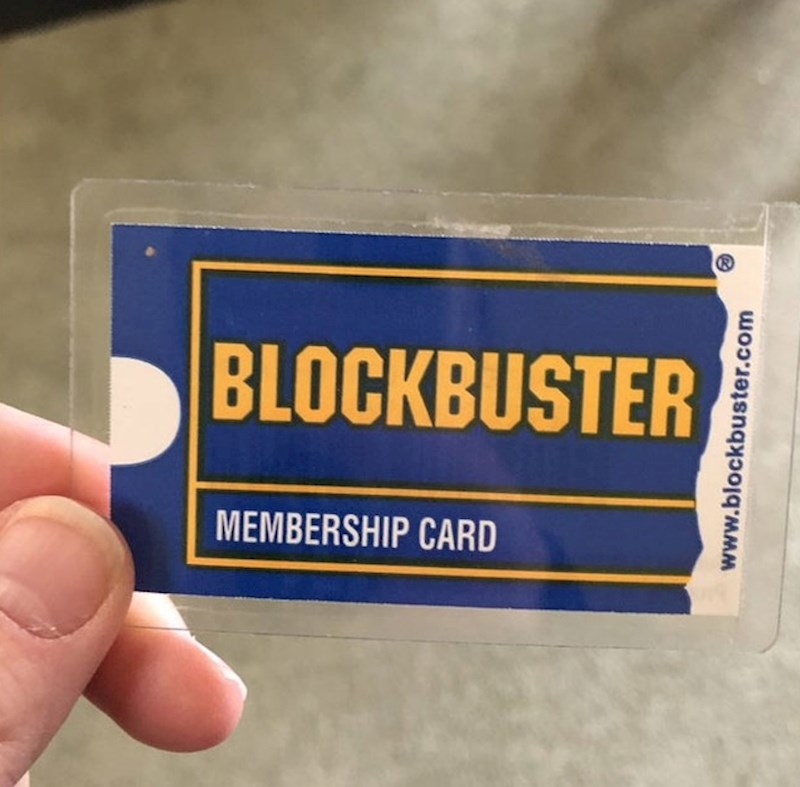 Našla je člansku iskaznicu za nešto što vjerojatno nitko više ne koristi - videoteku!