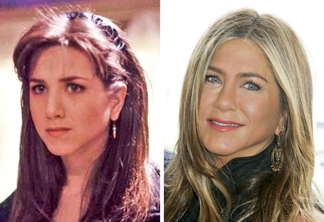 Jennifer Aniston je poznata po svojim prekrasnim pramenovima, a zapravo je brineta.