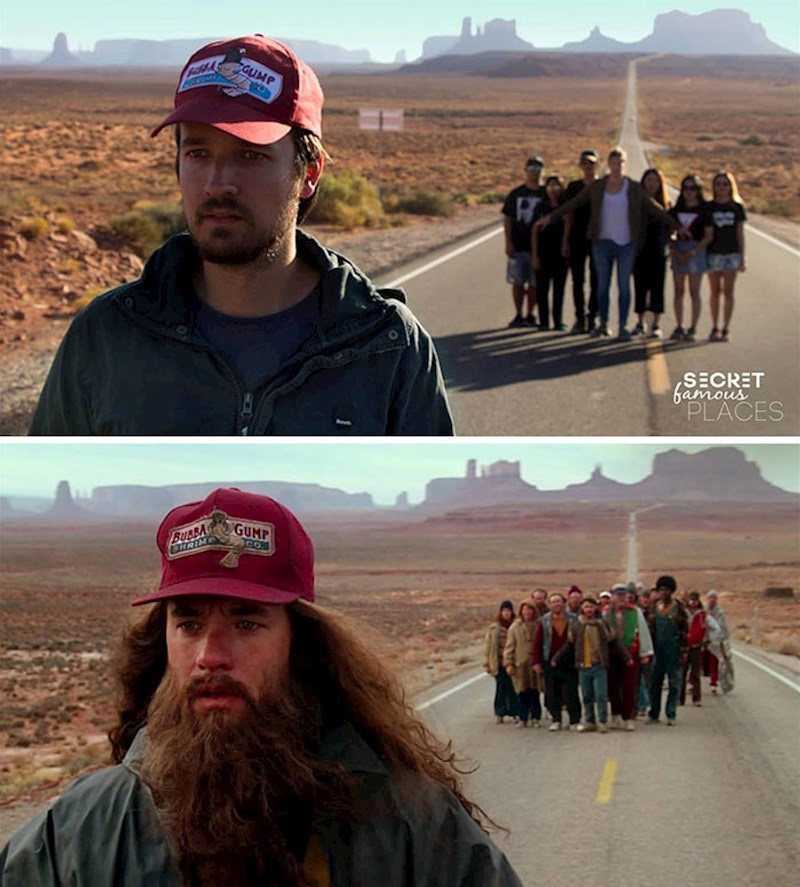 Forrest Gump / Monument Valley, SAD