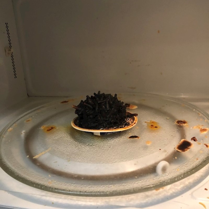 "Htjela sam napraviti večeru. Mislim da sam zaboravila dodati vodu."