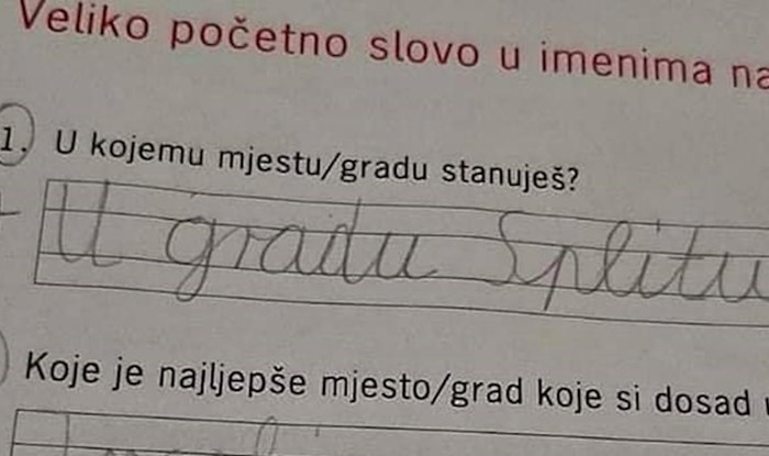 Dijete je bilo ponosno na svoje podrijetlo, kao i roditelji kad su vidjeli ovaj odgovor