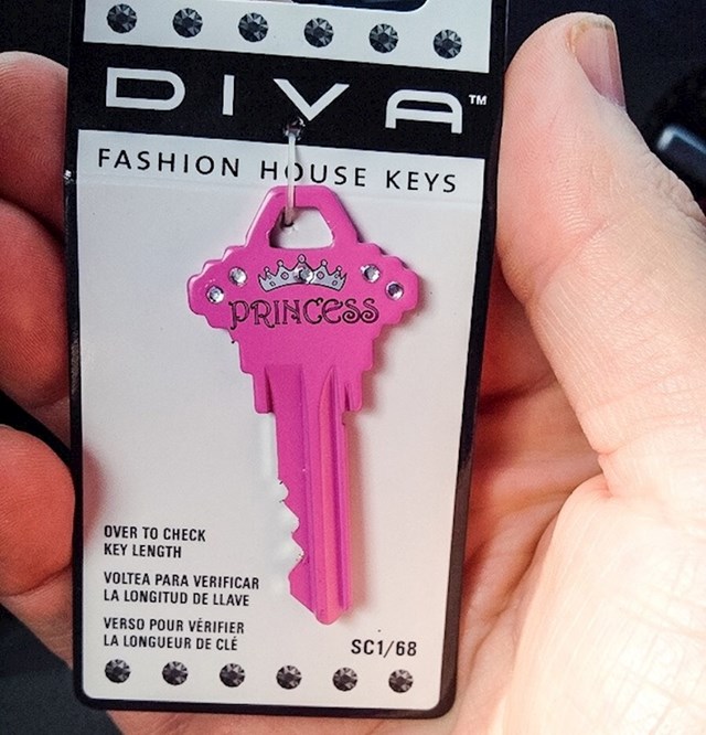 "Ovaj ključ sam izradio za novog cimera."