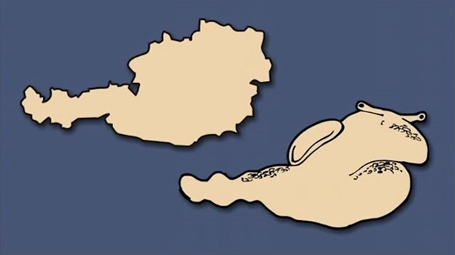 Nijemac je pokazao na što ga podsjeća oblik europskih država, pogledajte kako je BiH prošla austrija