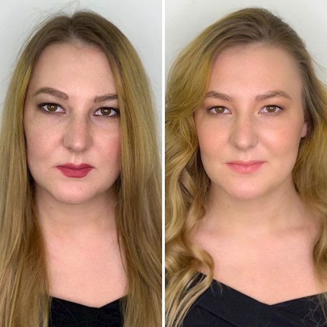 Žene su se prvo našminkale same, a onda ih je našminkala profesionalka: Pogledajte razliku (FOTO) #7