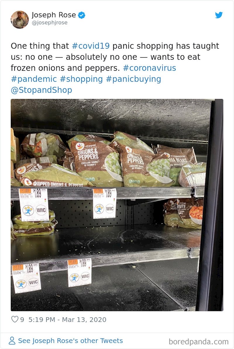 Nikome ne trebaju smrznute paprike i luk.