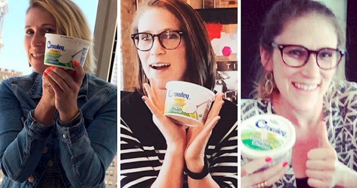Kantica svježeg sira postala je viralni hit nakon što je provela 7 godina u uredskom hladnjaku