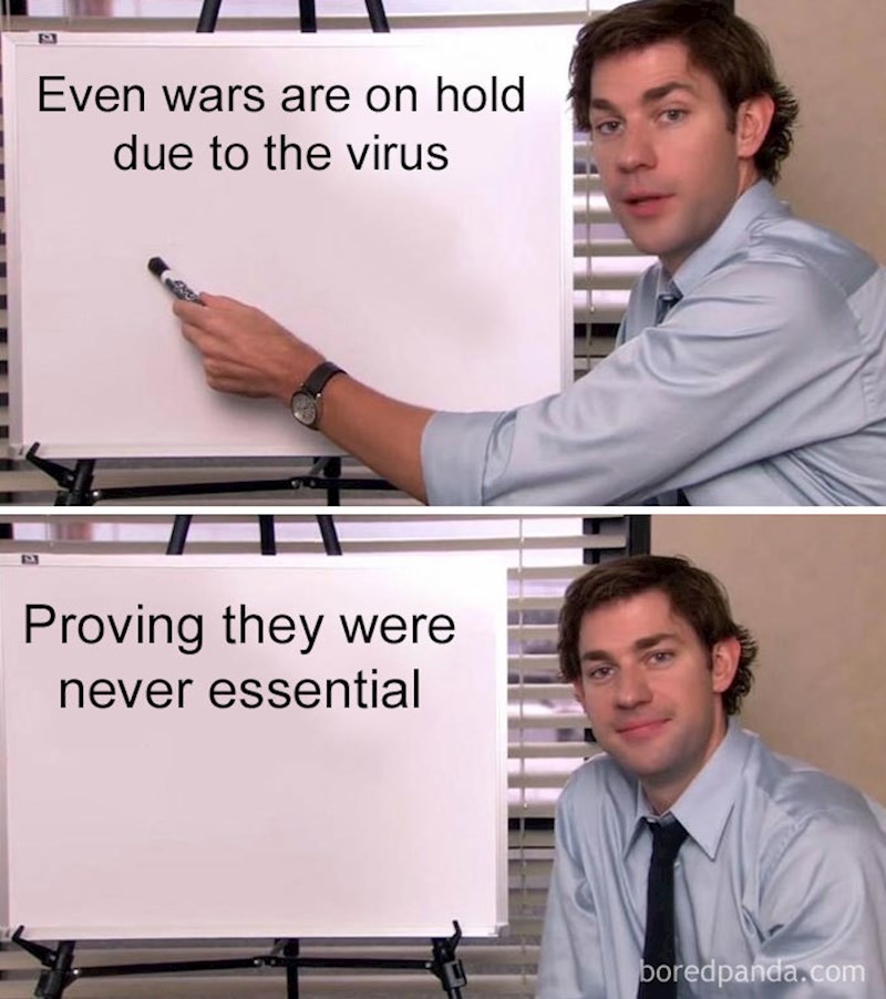 Važna lekcija: Virus je pauzirao čak i ratove te dokazao da nikad nisu ni bili potrebni.
