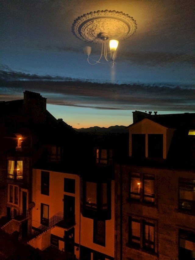 Ovo je samo refleksija na prozoru.
