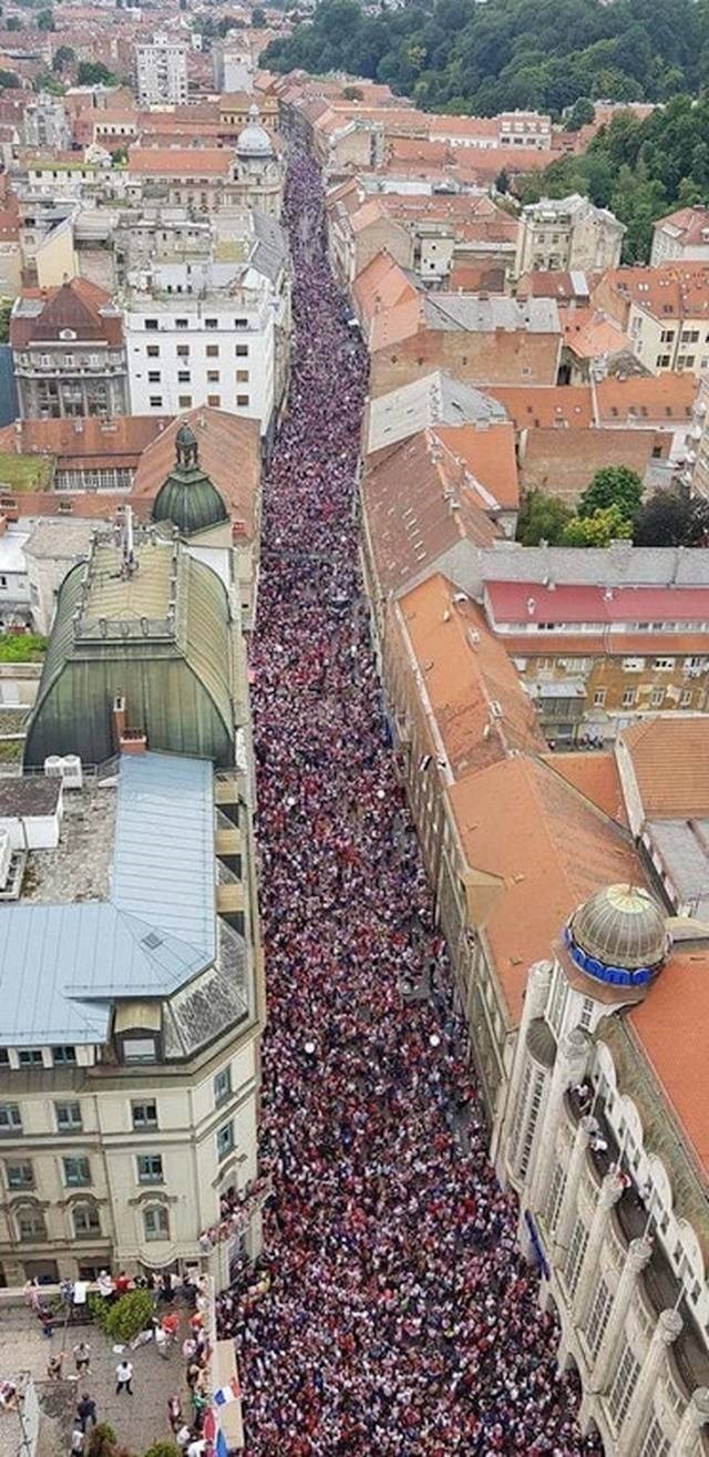 Doček hrvatske nogometne reprezentacije