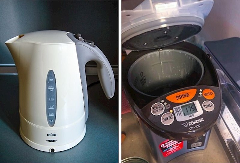 Mnogi Japanci umjesto klasičnih kuhala za vodu koriste posebne "grijače".