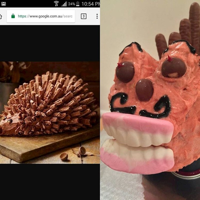 Ova rođendanska torta izgleda kao savršena dekoracija za Noć vještica.