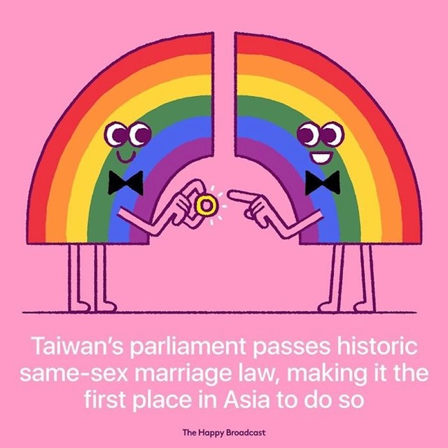 Tajvanski parlament je prvi u Aziji izglasao zakon o istospolnim brakovima.