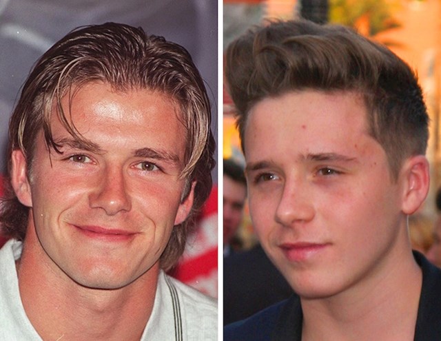 David Beckham i njegov sin Brooklyn s 20 godina