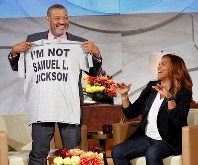 Napravio je majicu jer ljudi stalno misle da je Samuel L. Jackson.