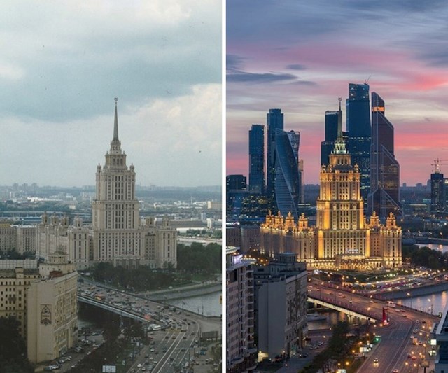 Moskva prije 20 godina i danas