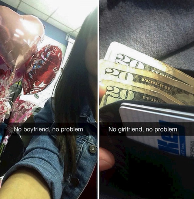 "Bilo je Valentinovo. Bivša mi je poslala fotku pa sam joj odgovorio."