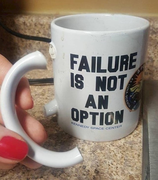 "Neuspjeh nije opcija" - haha.