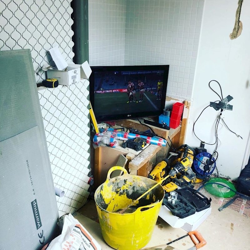 Radovi su tek na drugom mjestu. Na prvom mjestu je tekma.