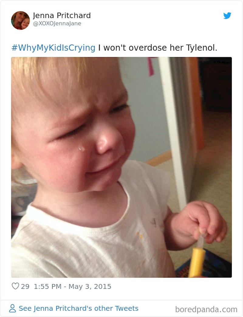 Jer joj mama nije htjela dati još lijekova.